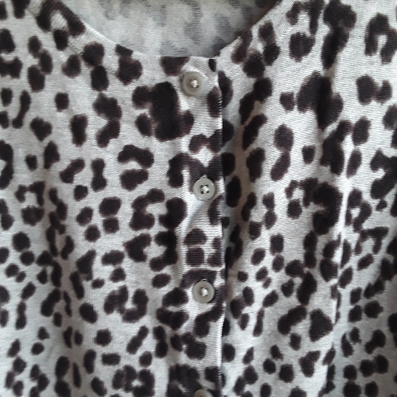 Leopard print Cardigan, S/ 8(6-8) - Picture 3 of 16